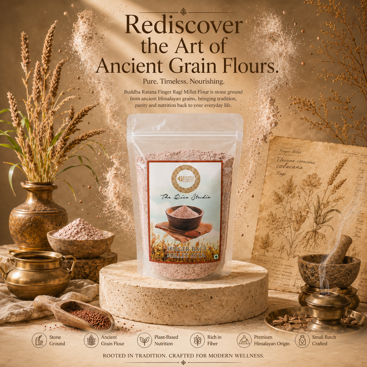 FINGER MILLET FLOUR ( RAGI AATA )