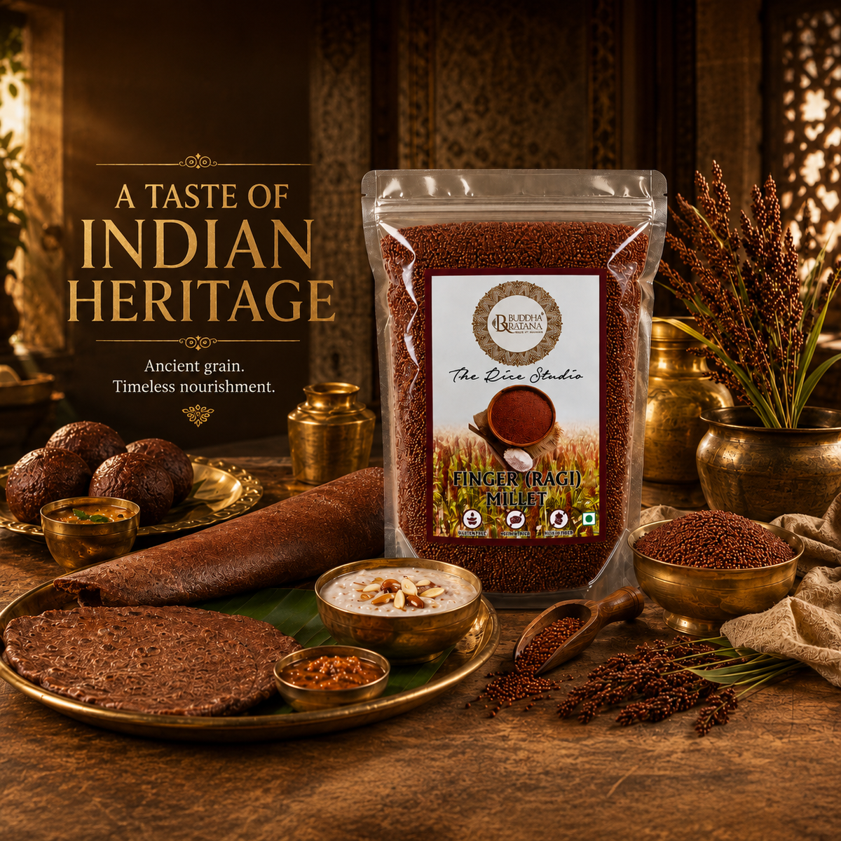 Buddha Ratana Finger Millet (Ragi)