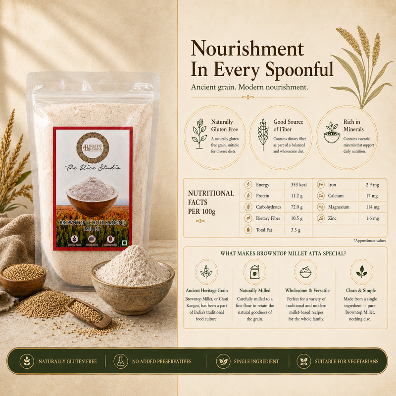 Buddha Ratana Browntop Millet Flour