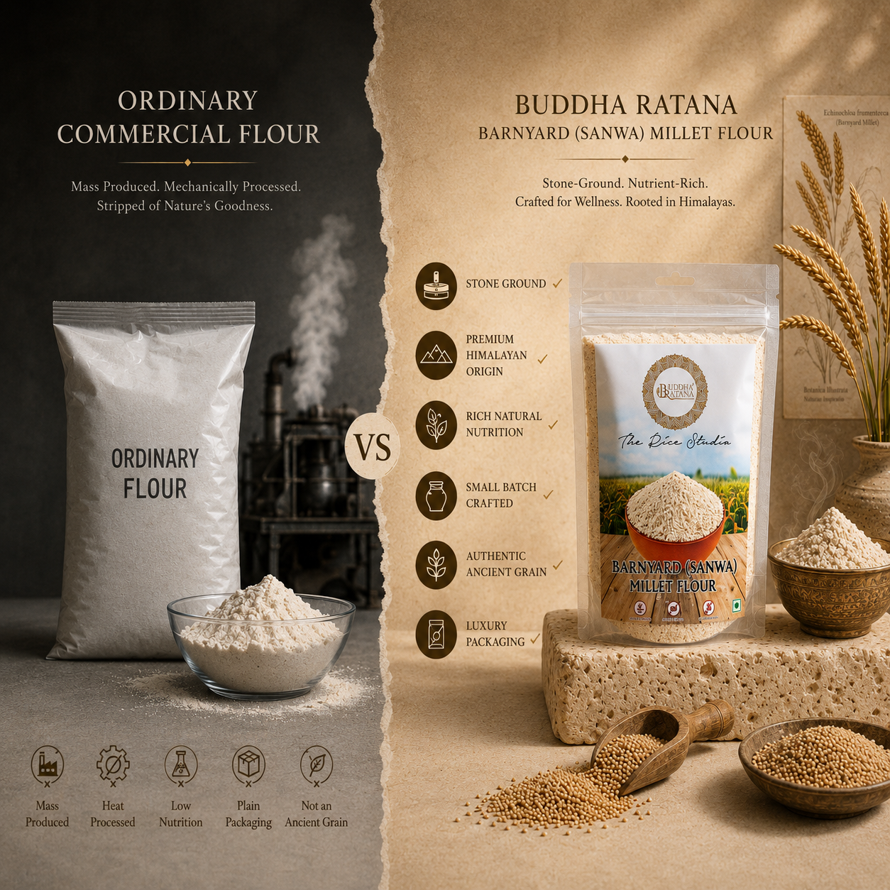 Buddha Ratana Barnyard Millet Flour