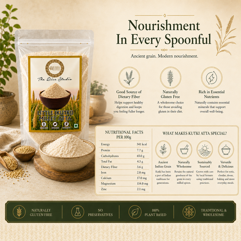 Buddha Ratana Little Millet Flour (Kutki Atta)