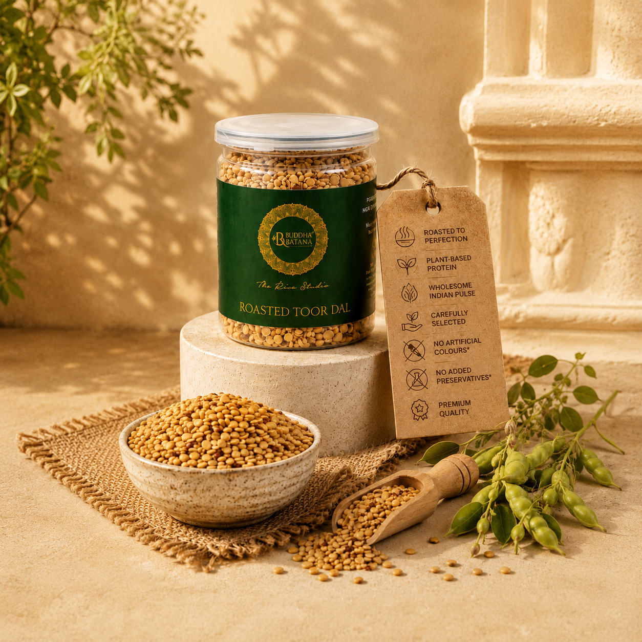 ROASTED TOOR DAAL