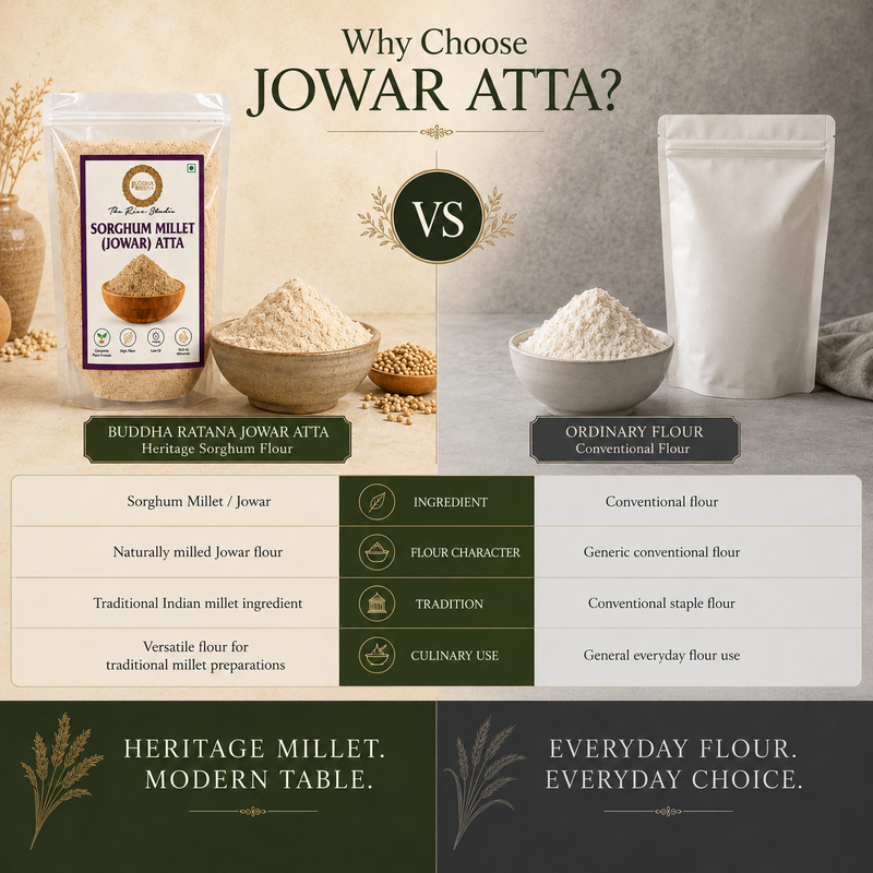 Buddha Ratana Sorghum Millet Flour (Jowar Atta)