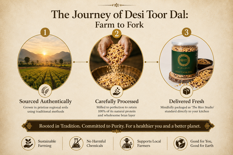 ROASTED TOOR DAAL