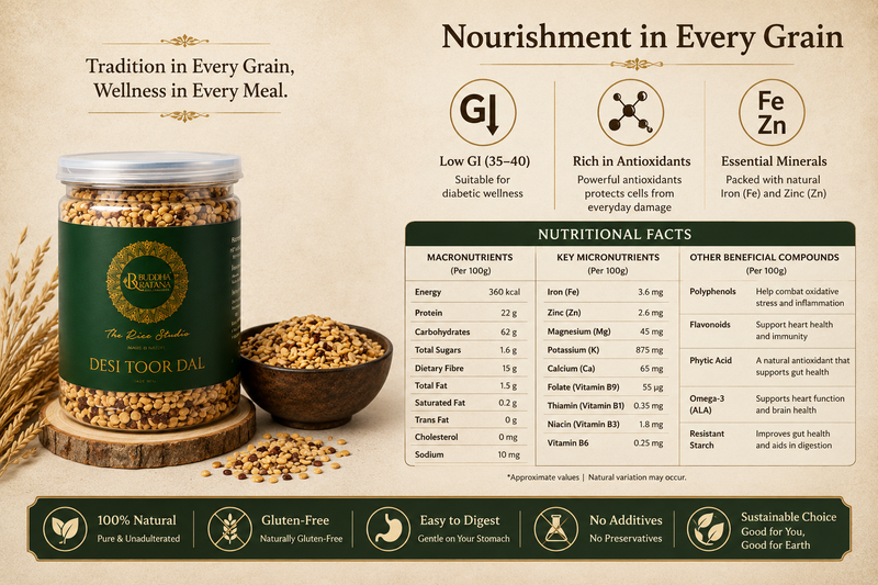 ROASTED TOOR DAAL