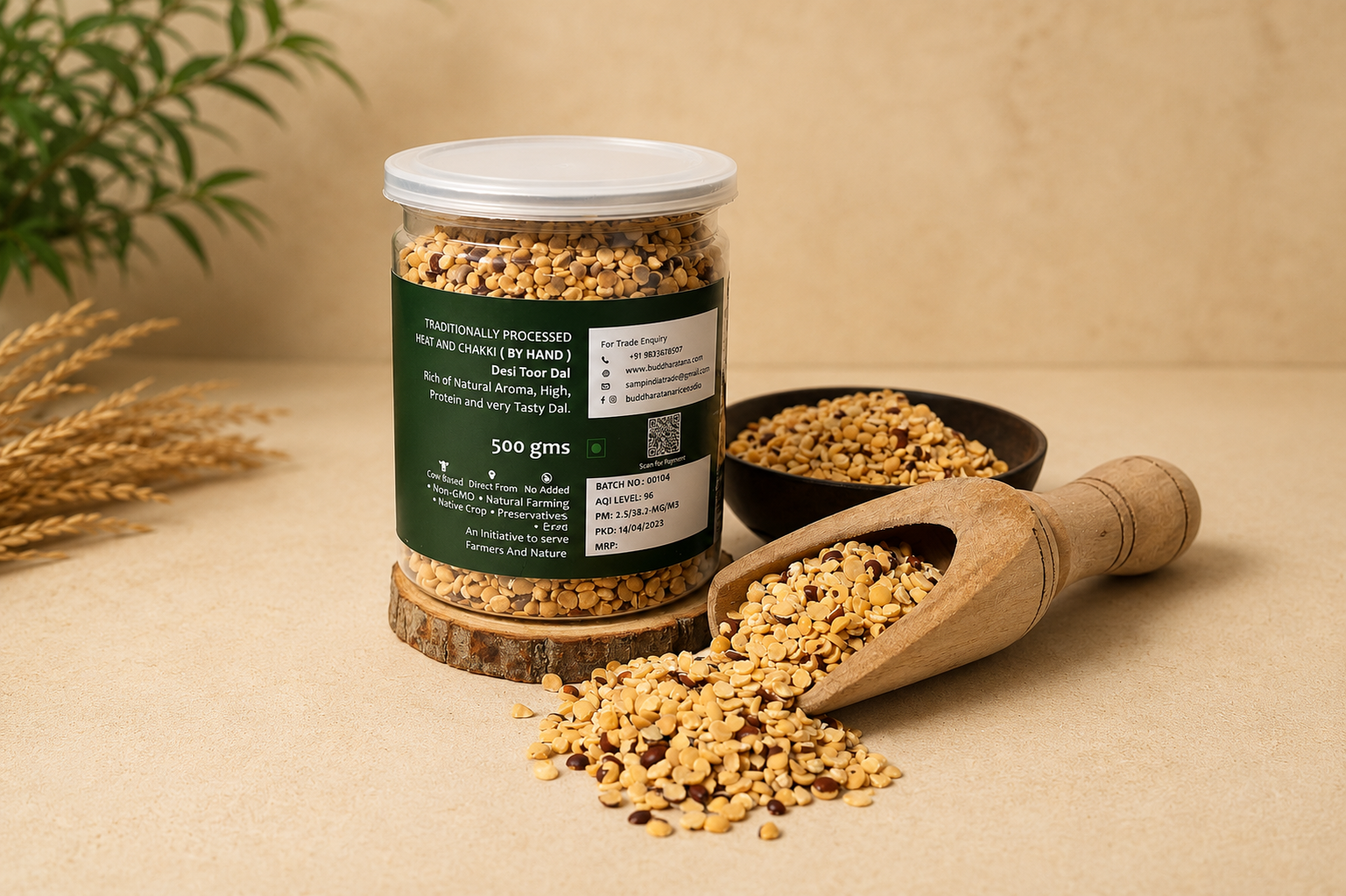ROASTED TOOR DAAL