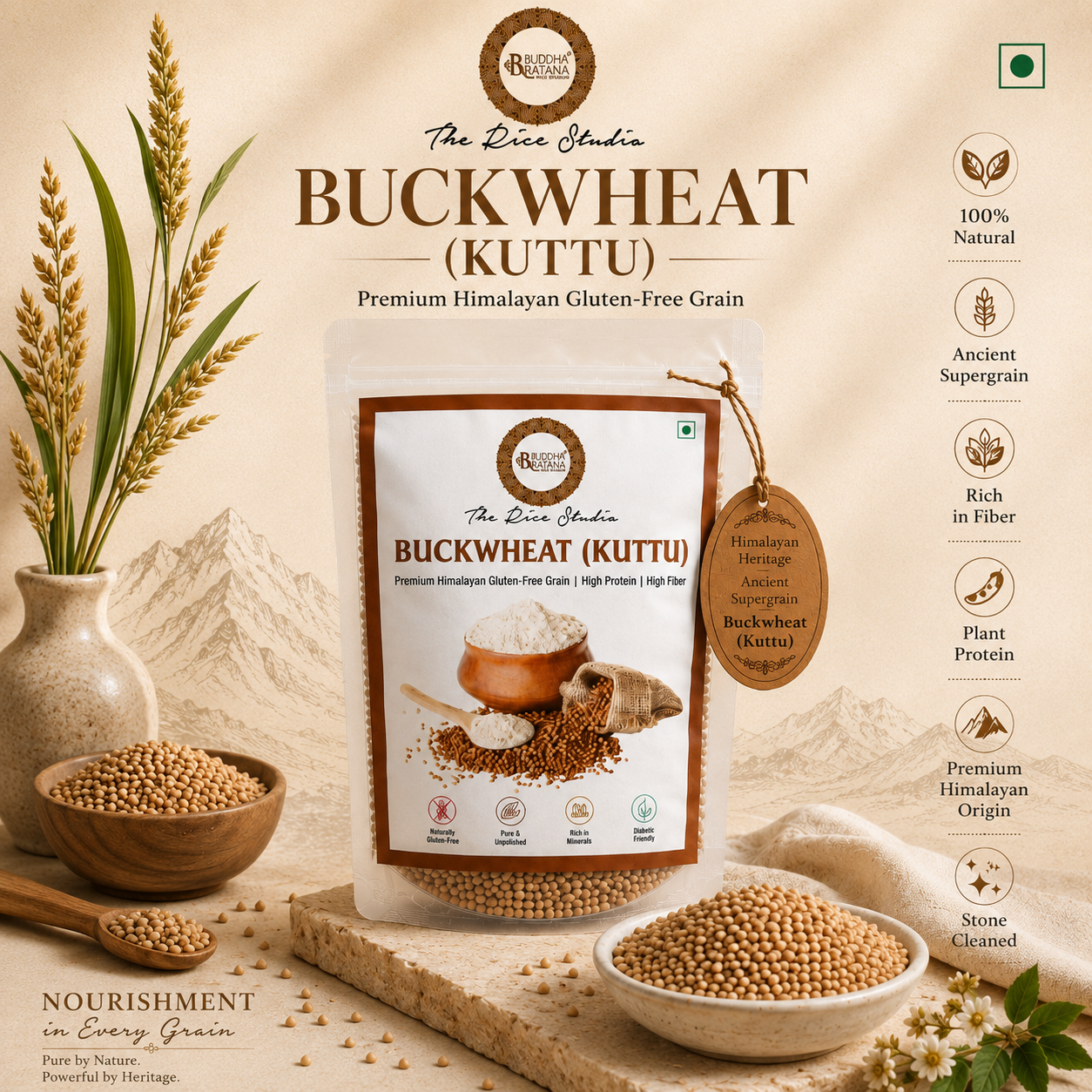 BUCKWHEAT ( KUTTU ) MILLET